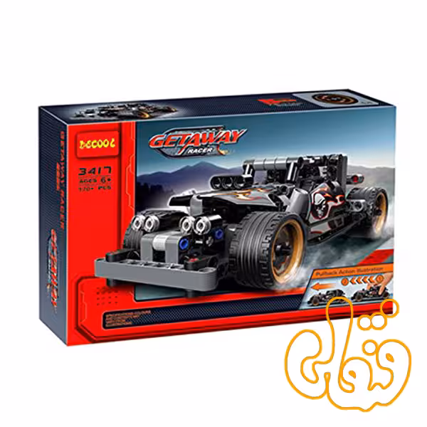 ساختنی لگو ماشین عقب کش 3417