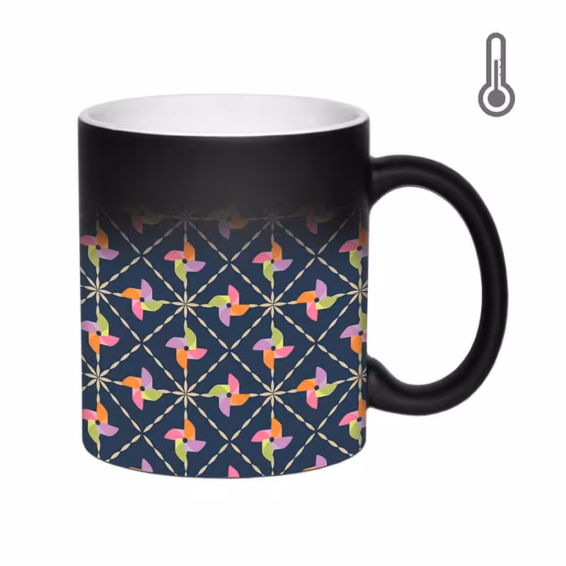 خرید و قیمت ماگ حرارتی طرح گل کد 1746