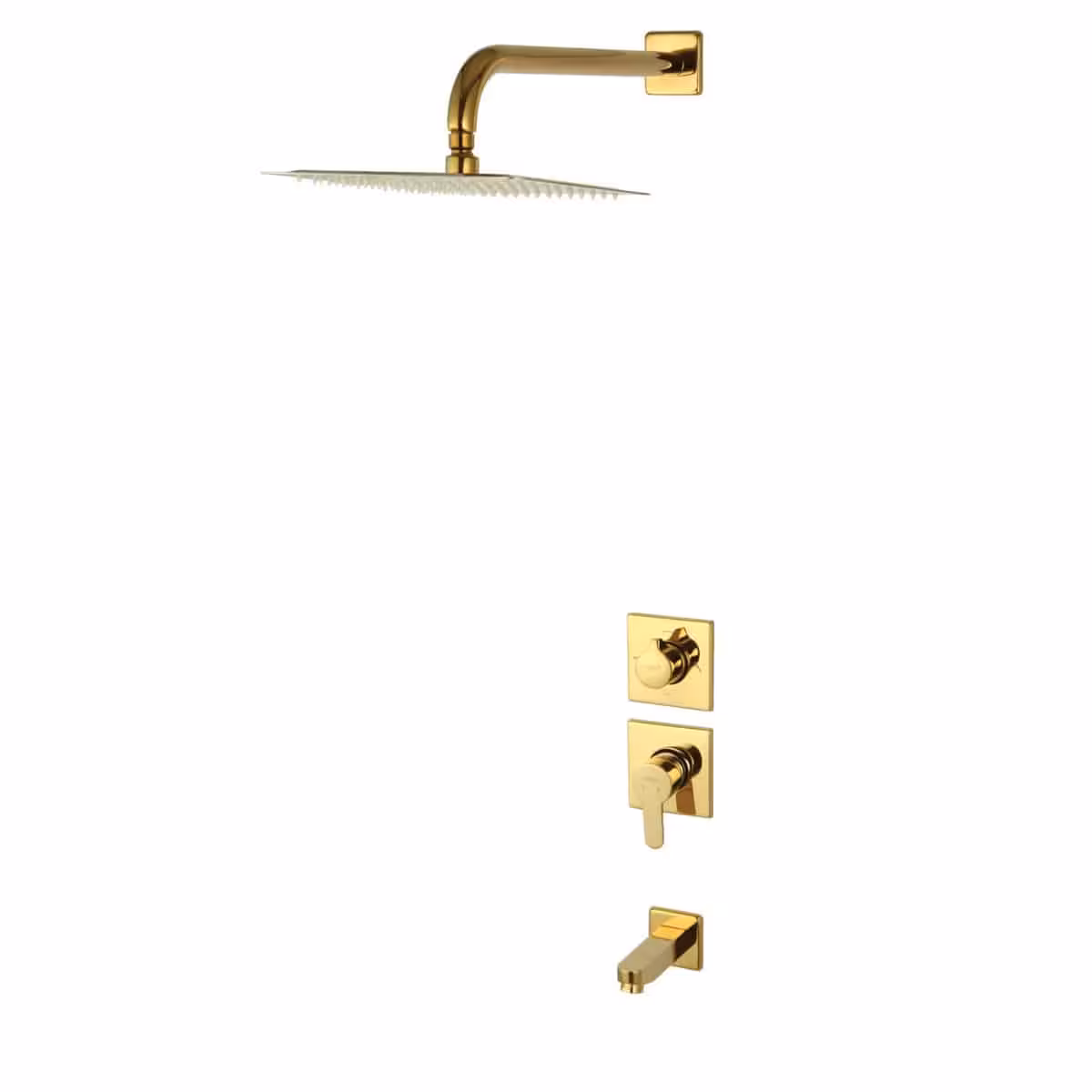 شیر حمام توکار ویوات راسان مدل فلت کلاس 2 (طلا)