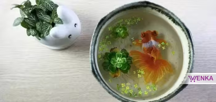 آموزش نقاشی حوض ماهی سه بعدی رزین