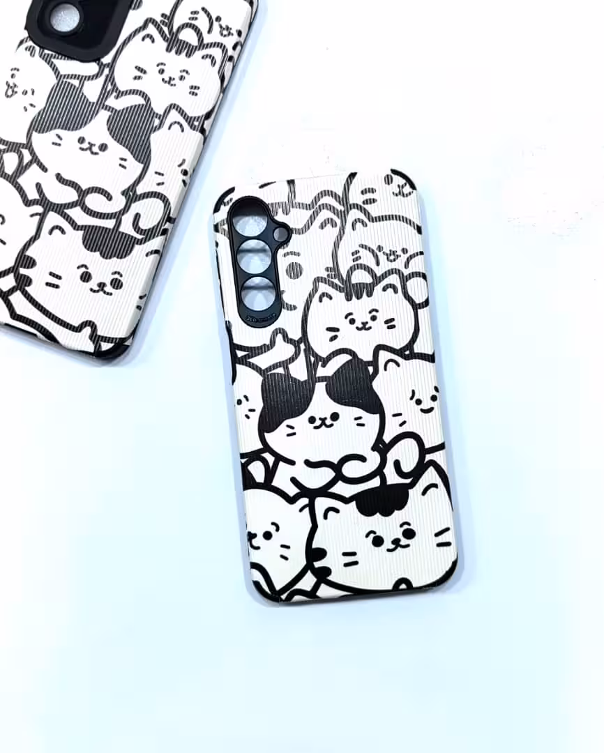 قاب فانتزی کبریتی طرح گربه سامسونگ A24Samsung A24 fantasy match frame with cat design