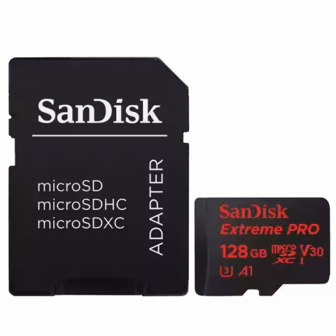 مموری کارت 128گیگابایت Sandisk مدل EXTREME PRO