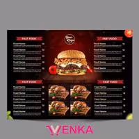 فایل لایه باز با موضوع منو کافی شاپ-منو راستوران کد306