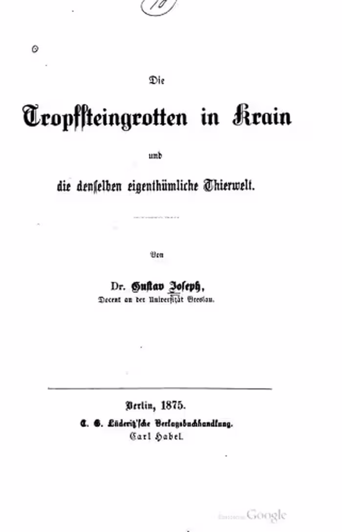 خرید و دانلود نسخه کامل کتاب Die Tropffteingrotten in Krain und die denselben eigenthümliche Thierwelt [eigentümliche Tierwelt]