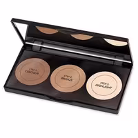 کیت پودری پالت کانتور 3 رنگ گلدن رز