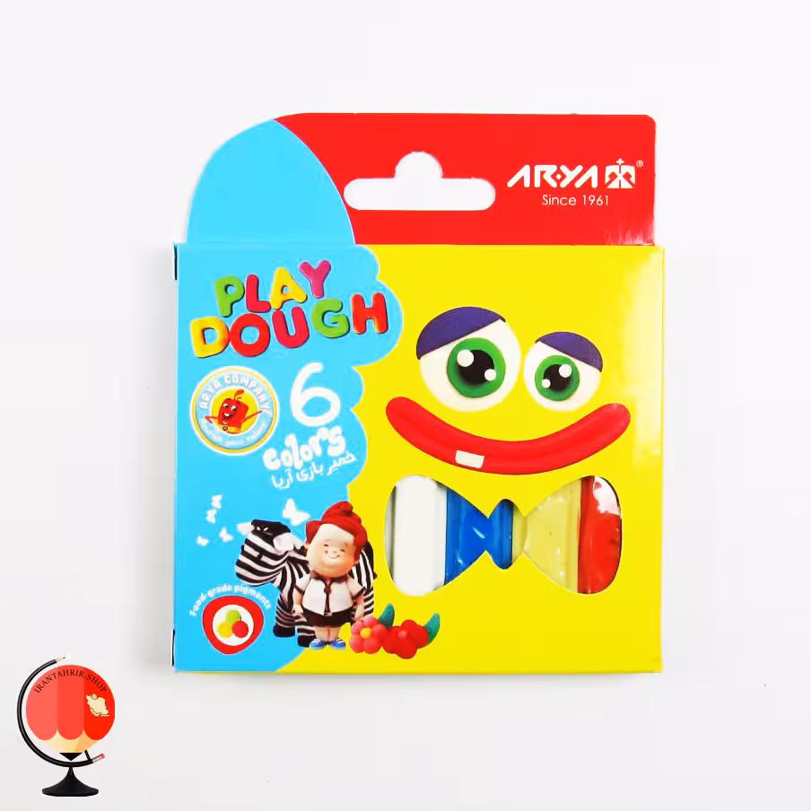 خمیر بازی 6 رنگ طرح گورخر آریا