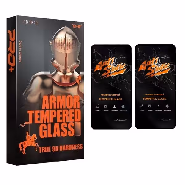 محافظ صفحه نمایش آرمور مدل آنتی استاتیک مناسب برای گوشی موبایل سامسونگ Galaxy A21S بسته 2 عددی