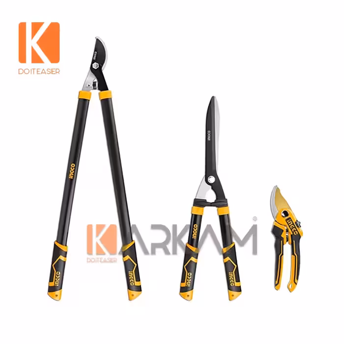 ست 3 عددی شمشادزن شاخه زن قیچی باغ HLT76033 اینگکو