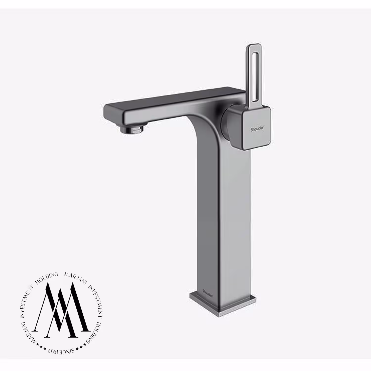 شیر روشویی شودر مدل میشل پایه بلند (کروم مات)