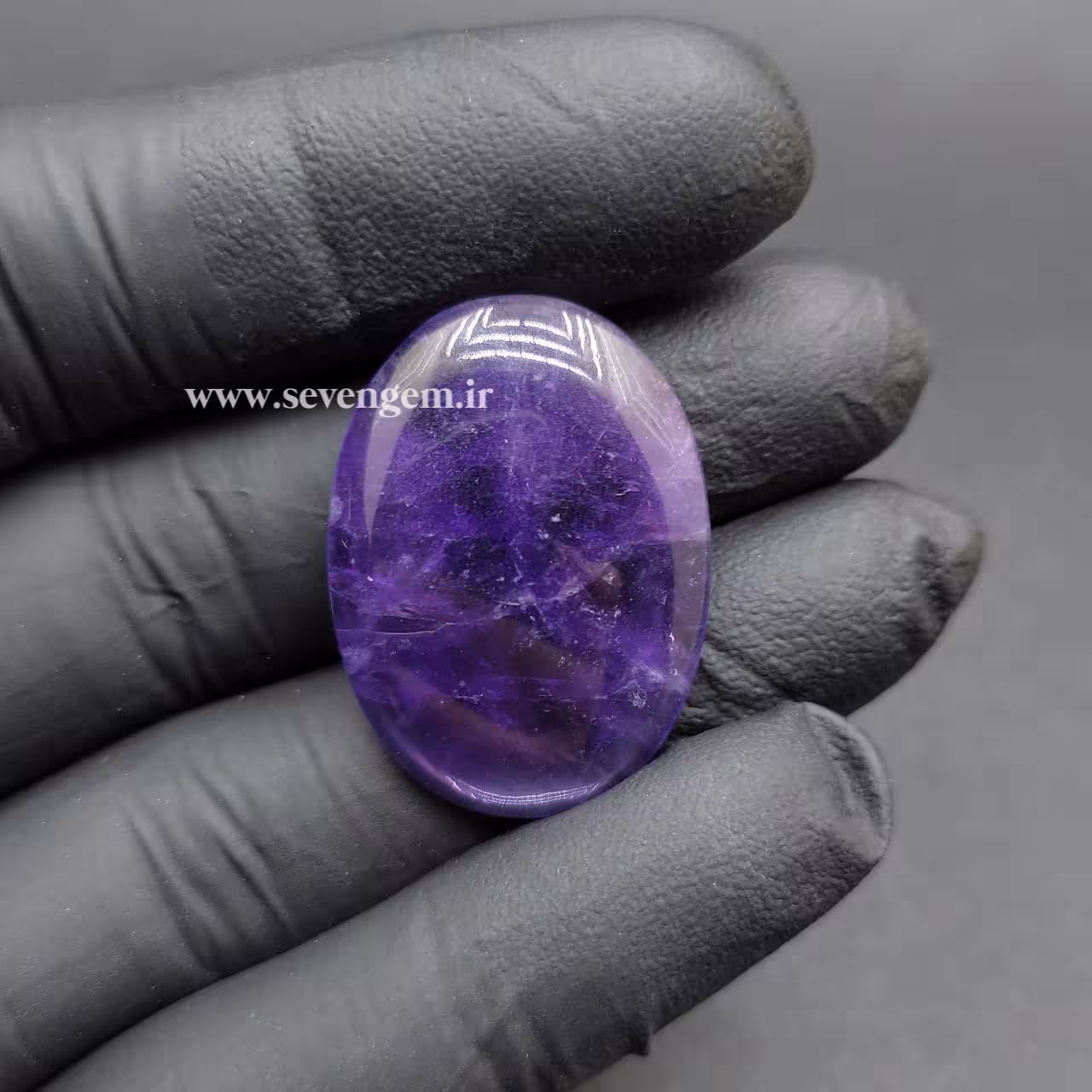 نگین سنگ آمیتیست برزیلی (کدA816)