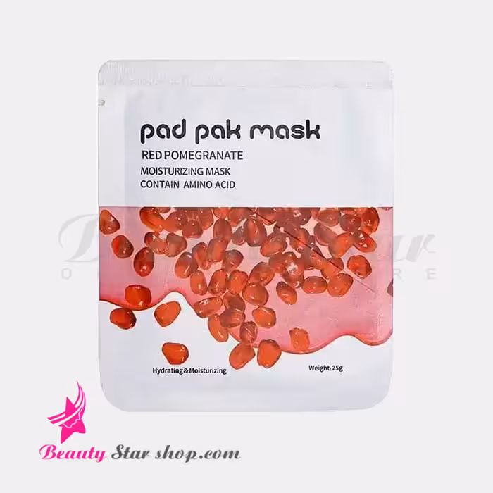 ماسک ورقه ای آبرسان صورت پد پاک مدل انار