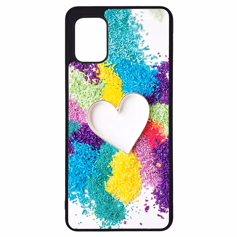 کاور طرح قلبی کد G-149 مناسب برای گوشی موبایل سامسونگ Galaxy A31 | دیجی قاب دونی