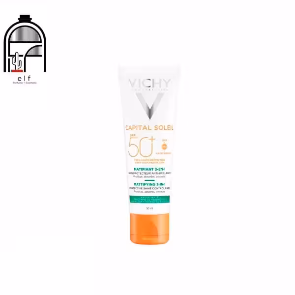 کرم ضد آفتاب 3 در 1 ویشی مدل کاپیتال سولیل  Vichy Capital Soleil Mattifying 3-in-1 Cream SPF50