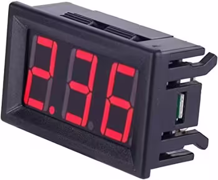 ولتمتر پنلی AC سایز 0.56 قرمز