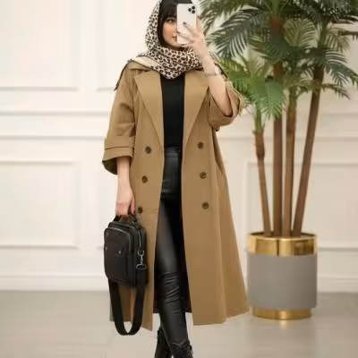 نام : مانتو بارانی تینا