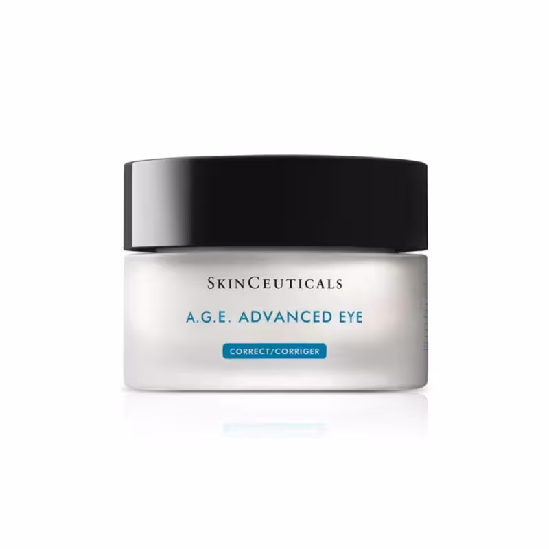 SkinCeuticals A.G.E. Advanced Eye چشم کرم | ضد چروک و جوانساز دور چشم | کاهش حلقه های تیره و پف زیر چشم | حاوی ترکیبات پیشرفته ضد پیری | 15 میلی لیتر