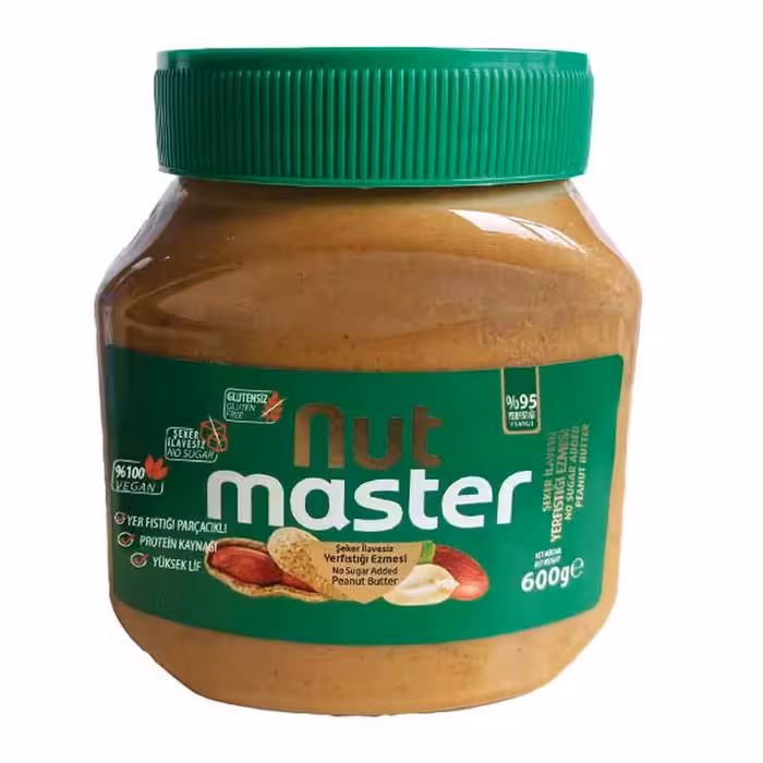 کره بادام زمینی Nut Master Fıstık Ezmesi نات مستر600 گرم