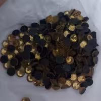 نگین حرارتی پشت مشکی مارک dmcسایز 30 بسته 10 عددی