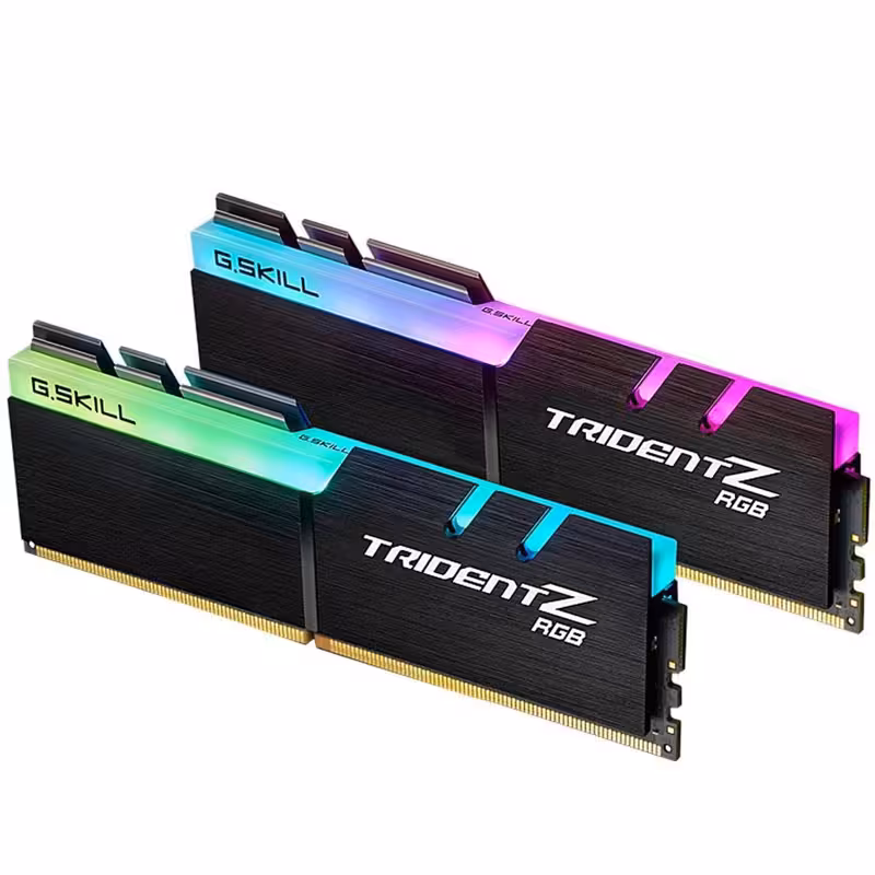 رم کامپیوتر DDR4 دو کاناله 3600 مگاهرتز CL18 جی اسکیل مدل TridentZ RGB ظرفیت 32 گیگابایت