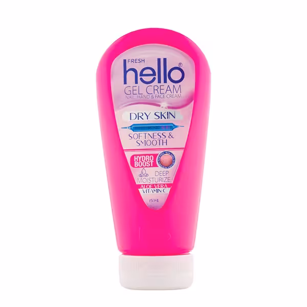 کرم ژل آبرسان ویتامین C حاوی هیالورونیک اسید هلو فرش حجم 150 میلی لیتر | Hello Fresh Gel Cream Hyaluronic Acid Vitamin C 150 ml