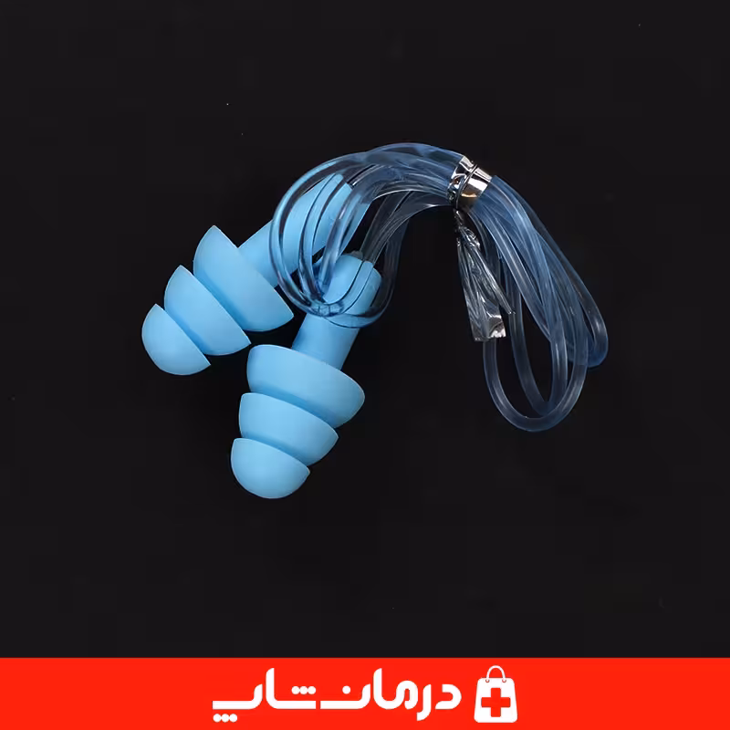 خرید گوش گیر استخری آبی گوش گیر شنا سه پله سیلیکونی
