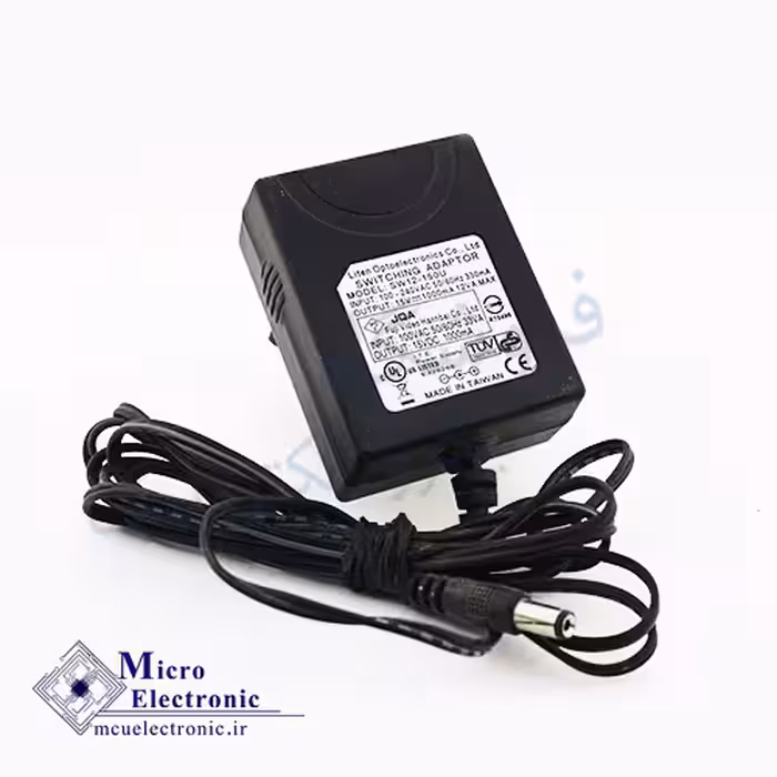 آداپتور 15 ولت 1 آمپر
