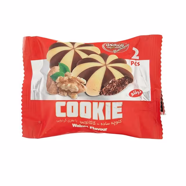 کلوچه کوکی گردویی رضوی 65 گرمی