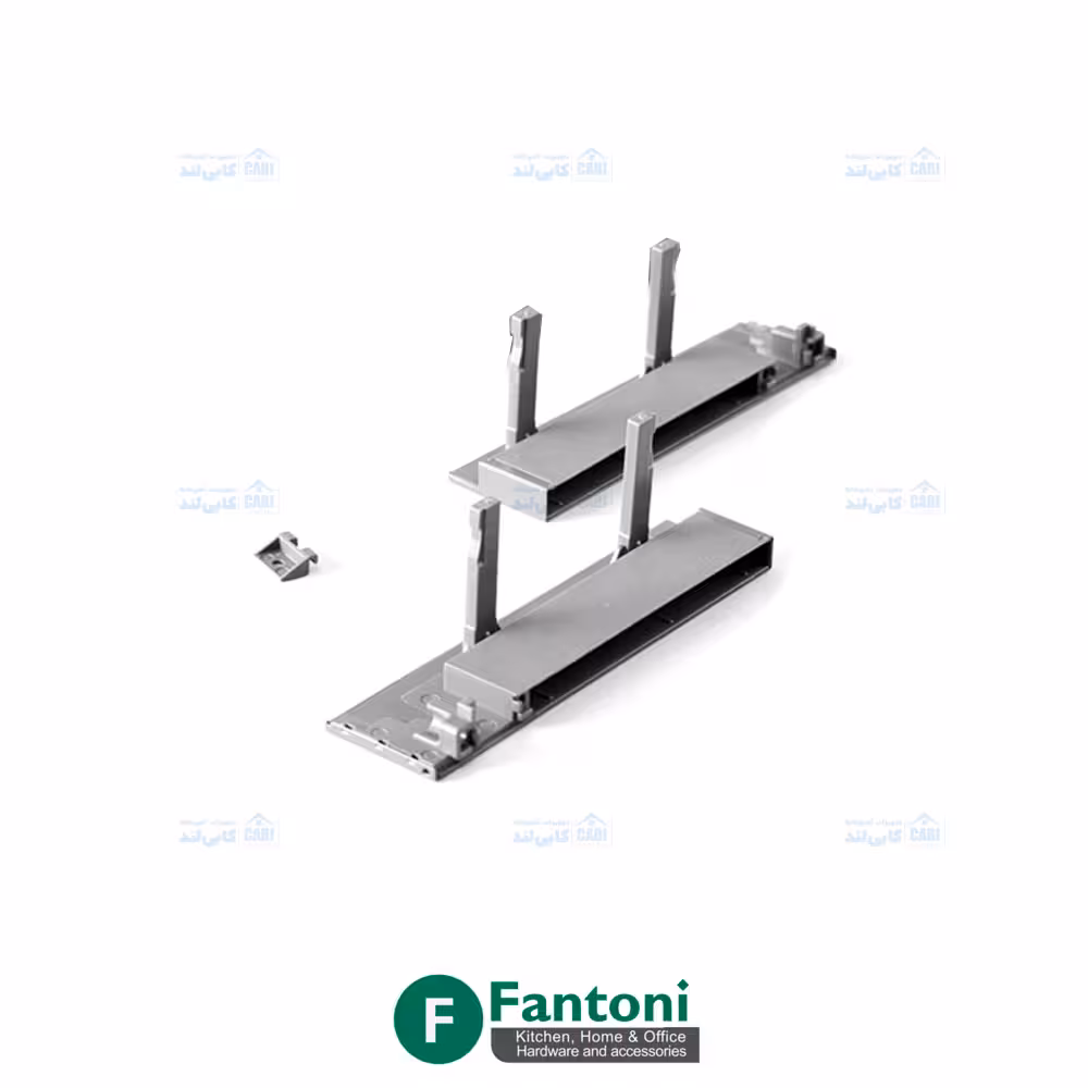 براکت 193mm جلو جهت ریل اینر با فرانت شیشه ریل اسلیم و اسلیم شیشه فانتونی B904