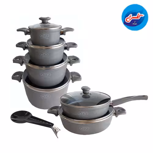 سرویس قابلمه ATC طوسی 11پارچه مدل A186