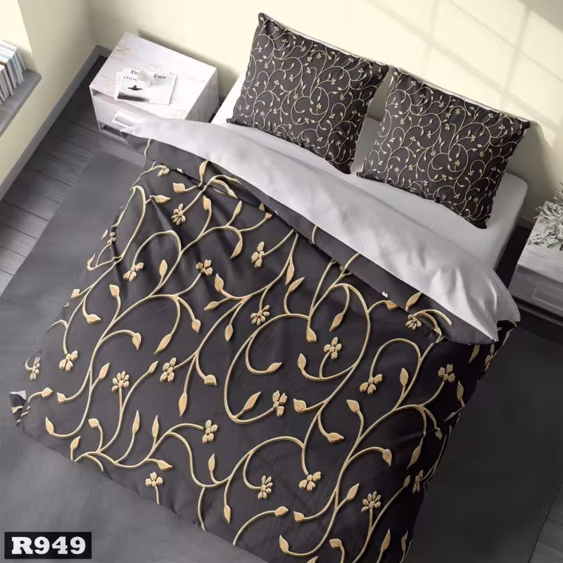 روتختی سه بعدی طرح برگ طلایی