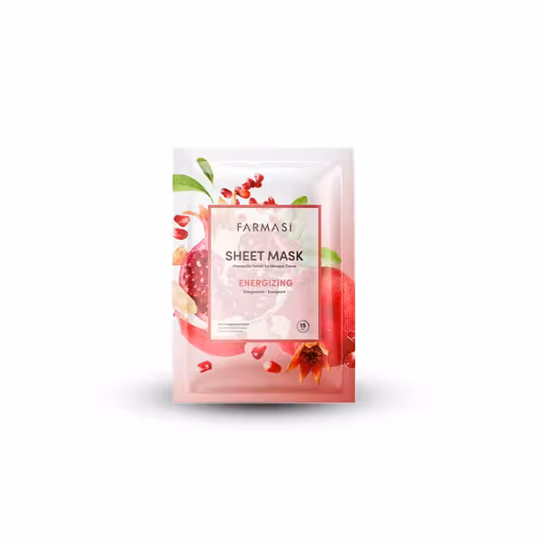 ماسک ورقه ای فارماسی انرژی زا عصاره انار 28 گرم