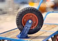 چرخ بادی گردان فرغونی با رینگ چدنی و ورق ضخیم فولادی برای تحمل بار سنگین با ضمانت و تویوپ لاستیک ایرانی