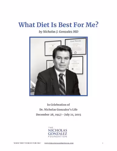 خرید و دانلود نسخه کامل کتاب Dismantling the Ketogenic Diet - What diet is best for me by Dr Nicholas Gonzales MD ( pioneer in pancreatic enzymes natural cancer cure ) - Original PDF