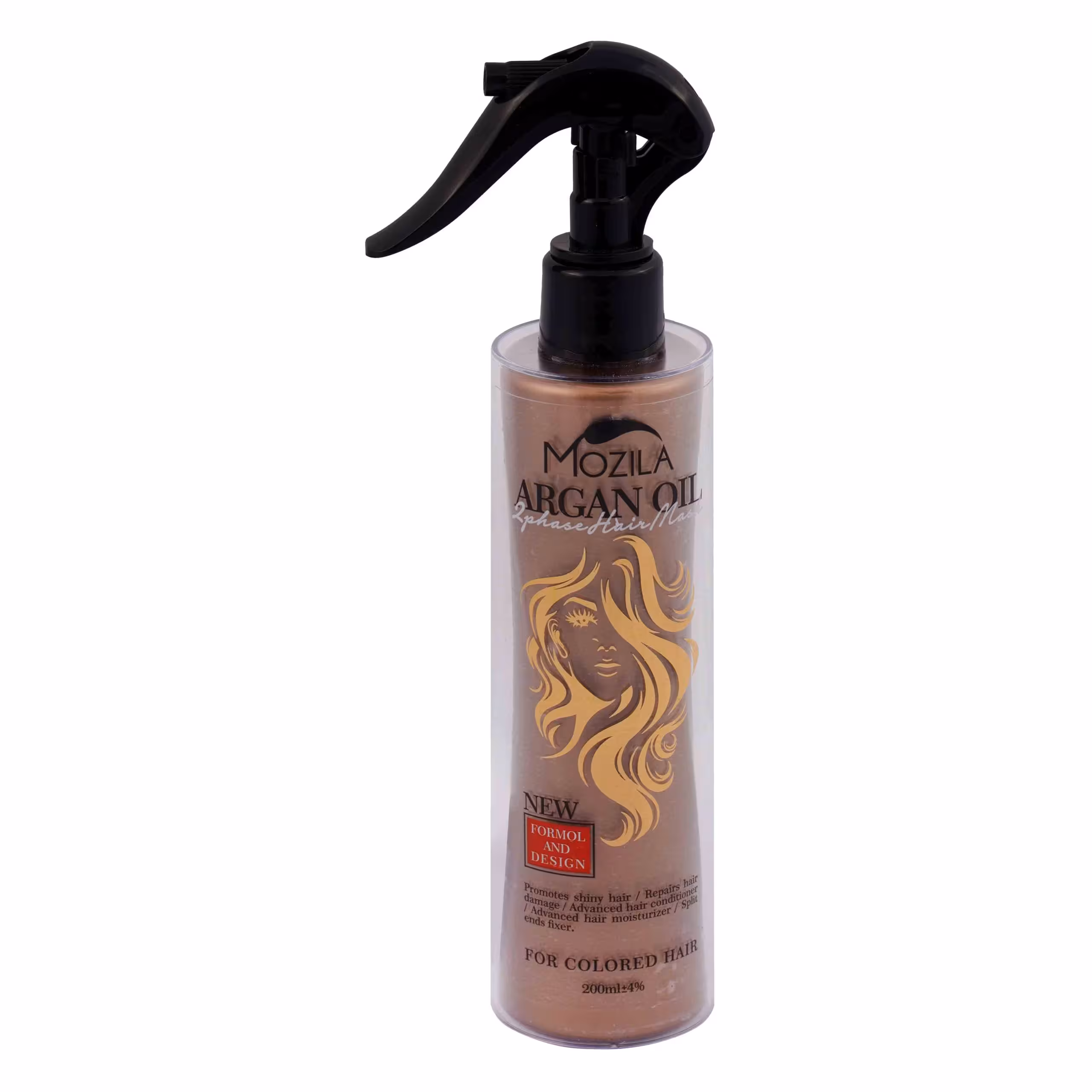 ماسک مو دو فاز مناسب مو های رنگ شده موزیلا MOZILA حجم 200 میل