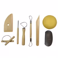 ابزار سفالگری کد sofal08 مجموعه 8 عددی | چاوه