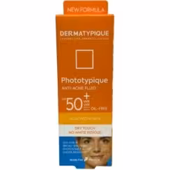 فلوئید ضدآفتاب SPF 50 پوست چرب و دارای جوش فتوتیپیک درماتیپیک 40 میلی لیتری