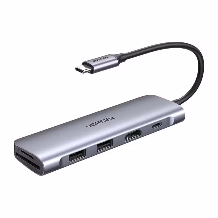 کابل تبدیل with pd type c به hdmi usb 30*2 sd tf pd converter مدل CM195