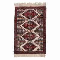 فرش دستبافت دو متری طرح خراسان کد 40206144