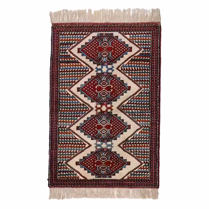 فرش دستبافت دو متری طرح خراسان کد 40206144