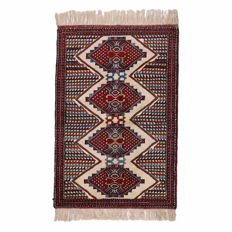 فرش دستبافت دو متری طرح خراسان کد 40206144