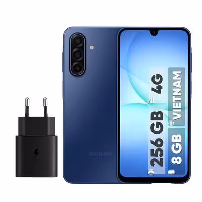 گوشی موبایل سامسونگ مدل Galaxy A17 4G دو سیم کارت ظرفیت 256 گیگابایت و رم 8 گیگابایت - ویتنام به همراه شارژر 25 وات سامسونگ