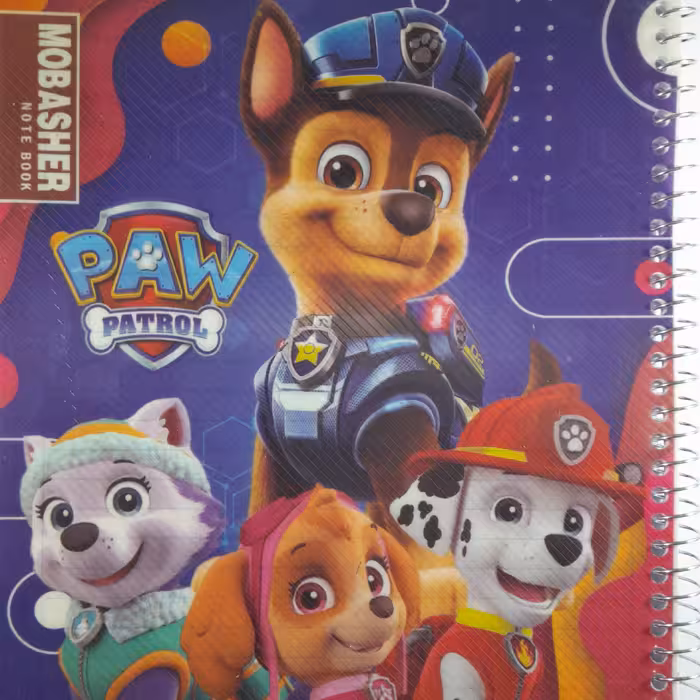 دفتر 50 برگ سیمی اقتصادی طرح سگ های نگهبان