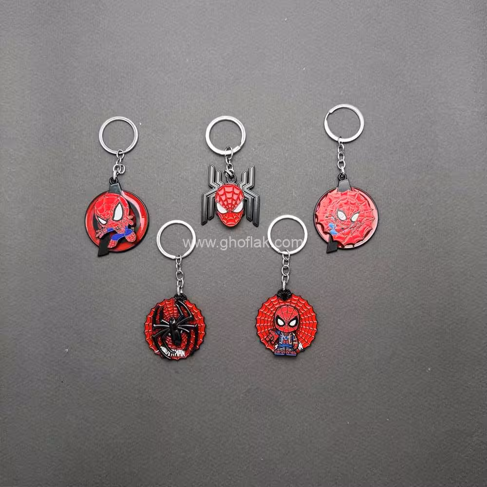 سرکلیدی اسپینر دار طرح اسپایدرمن