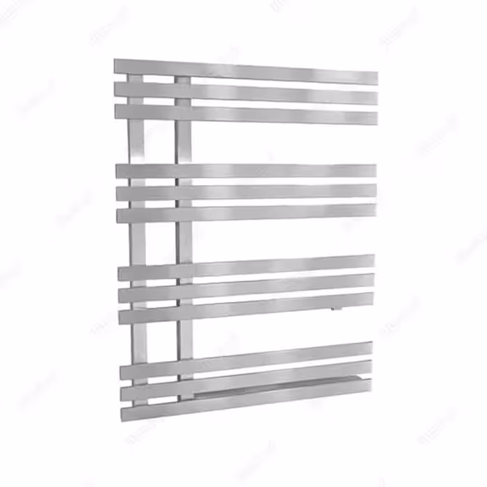 رادیاتور حوله خشک کن استیل فلت یکطرفه کروم مات