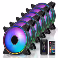 فن کیس 6 تایی EZDIY-FAB Moonlight 120mm RGB