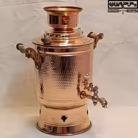 کتری مسی 4/5 لیتر شیردار روگازی چکشی زنجان مدل آناهیتا