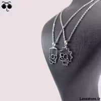 گردنبند ست دونفره سیمپسون ها استیل