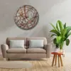 ساعت دیواری رزینی مدل ماربل دور کریستال GR001
