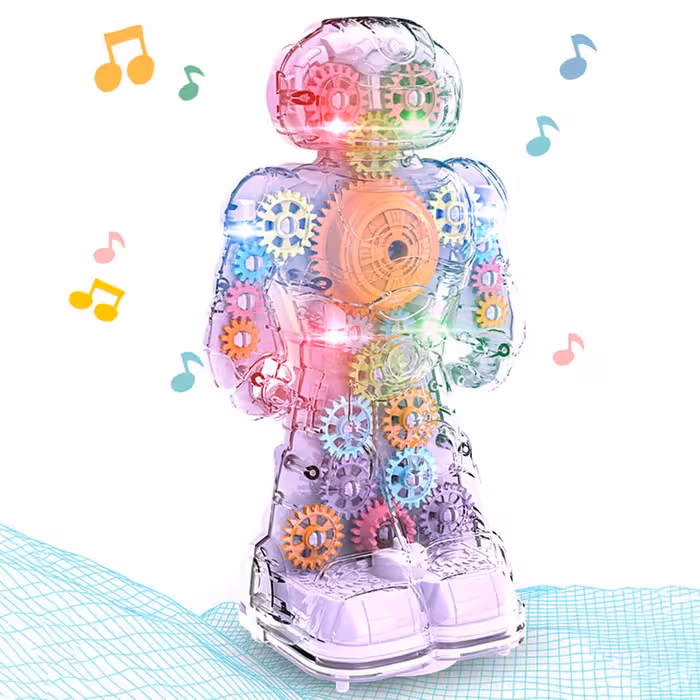 ربات طرح چرخ دنده ای مدل موزیکال Gear Robot