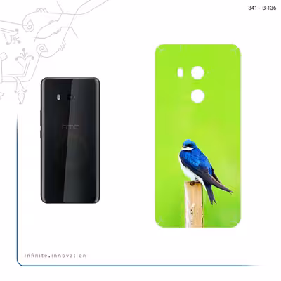 برچسب پوششی ماهوت مدل Bird Swallow مناسب برای گوشی موبایل اچ تی سی U11 Plus